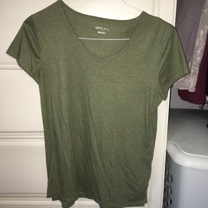 green t-shirt
